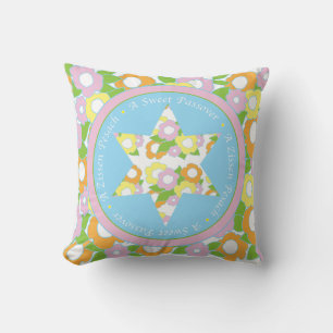 Passover Throw Pillow 16"  "Floral Sweet Passover"