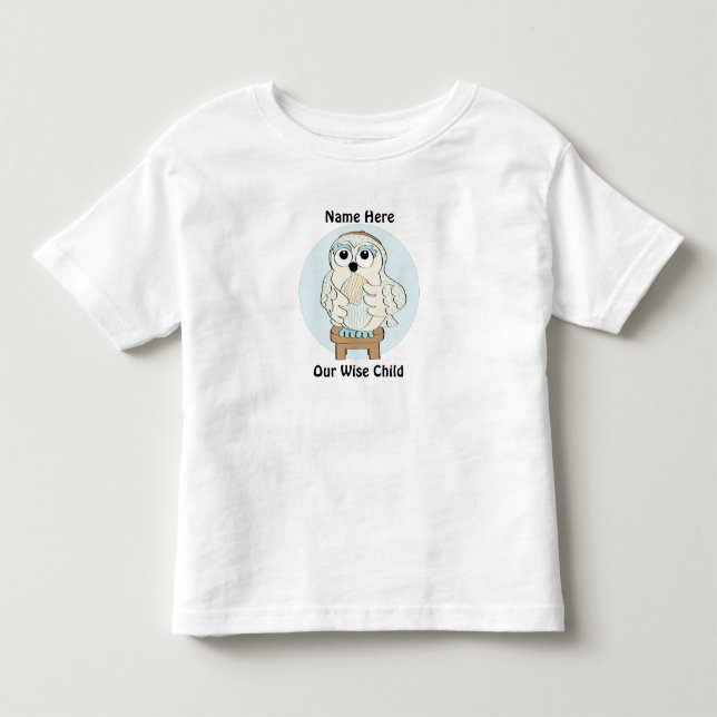 Passover Toddler T-Shirt Customize"Our Wise Child" (Front)
