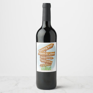 Passover Wine Bottle Label Signs of the Time