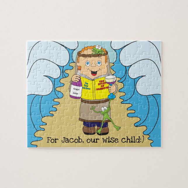 Passover Wise Child Puzzle for Kids (Horizontal)