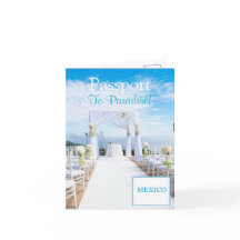 Passport Invitation Card|5.6" x 4