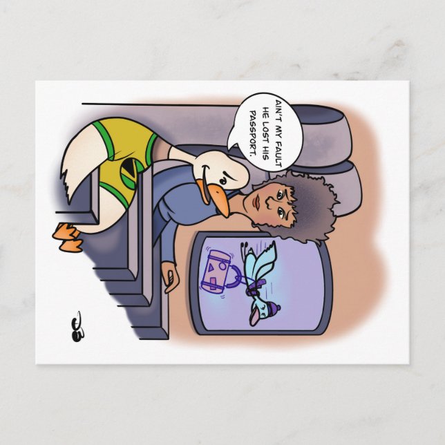 Passport  postcard (Front)