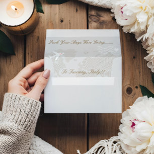 Passport To Marriage Travel Theme Destination Envelope