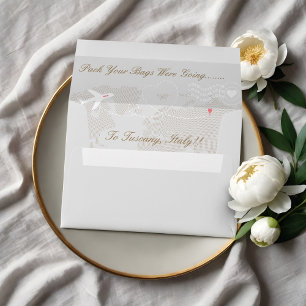 Passport To Marriage Travel Theme Destination Envelope