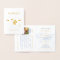 Passport Wedding Invitation Real Gold Foil Map