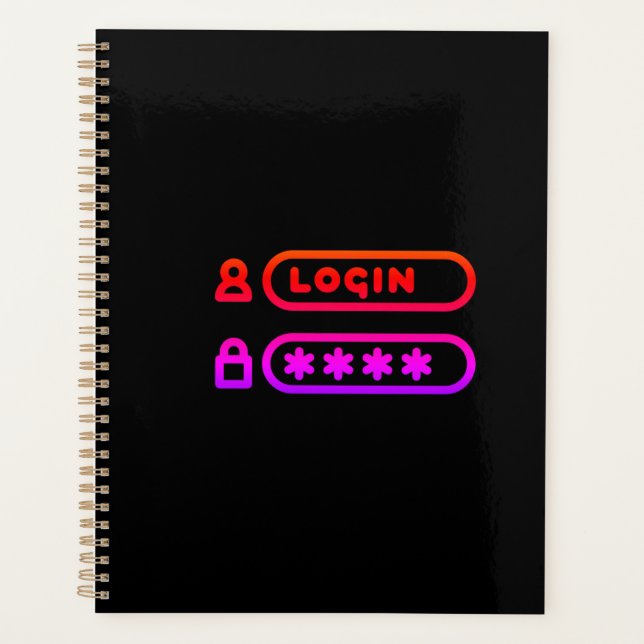 Password Book Planner (Front)