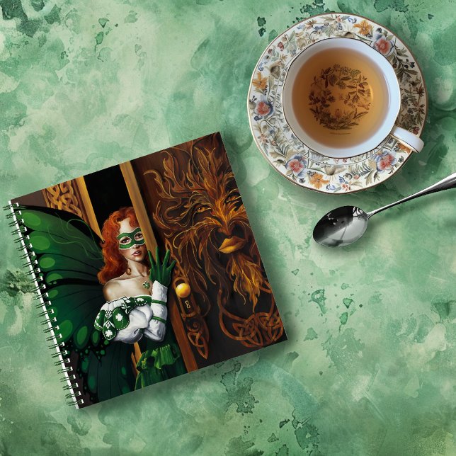 Password Fairy Green Celtic  Notebook (Creator Uploaded)