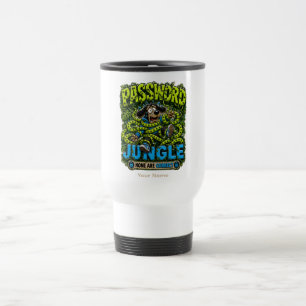 Password Jungle Personalized Funny IT Office Travel Mug