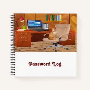 Password Log Notebook