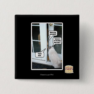 Password Please 2 Inch Square Button