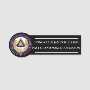 PAST GRAND MASTER NAME TAG