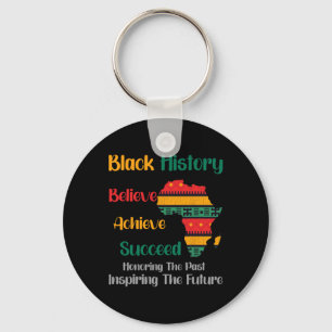 Past Inspiring Future Black History Month Keychain