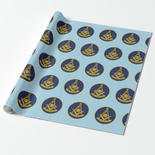 Past Master Freemason Masonic Freemasonry Wrapping Paper