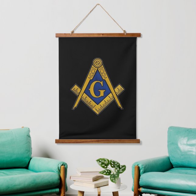 Past Master Freemasonry Freemasons Masonic Lodge Hanging Tapestry (Living Room)