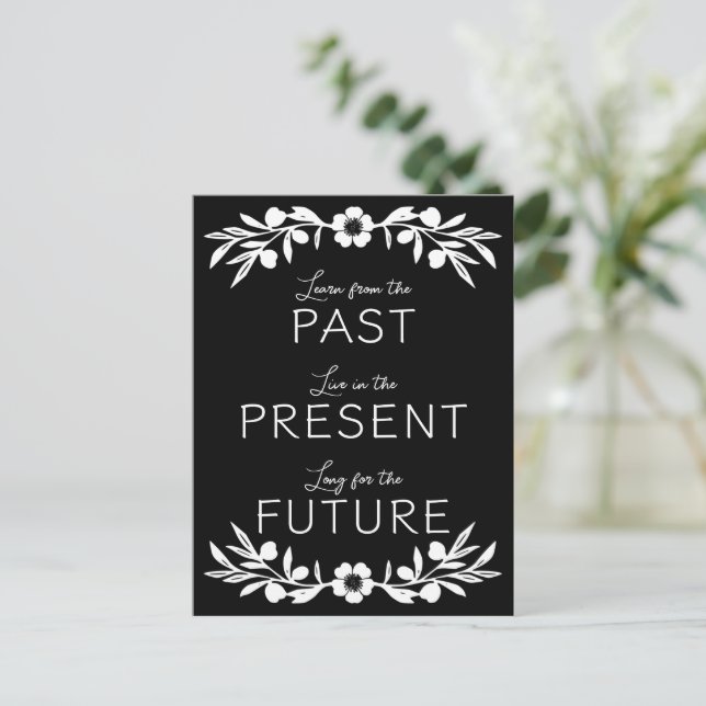 Past Present Future Postcard (Standing Front)
