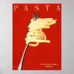 PASTA AL DENTE Razzia Italian Food noodle Art Deco Poster<br><div class="desc">High resolution reproduction,  super sharp prints,  colour corrected for vibrant and crisp colours,  and digitally repaired for tears,  blemishes,  missing elements. PASTA AL DENTE Razzia Italian Food noodle Art Deco Poster.</div>