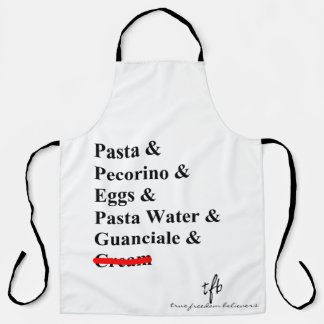Pasta Carbonara Ingredients Apron