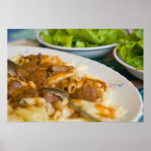 pasta dish, istria, Croatia, eastern Europe, Poster