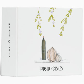 Pasta Dishes Recipe Binder