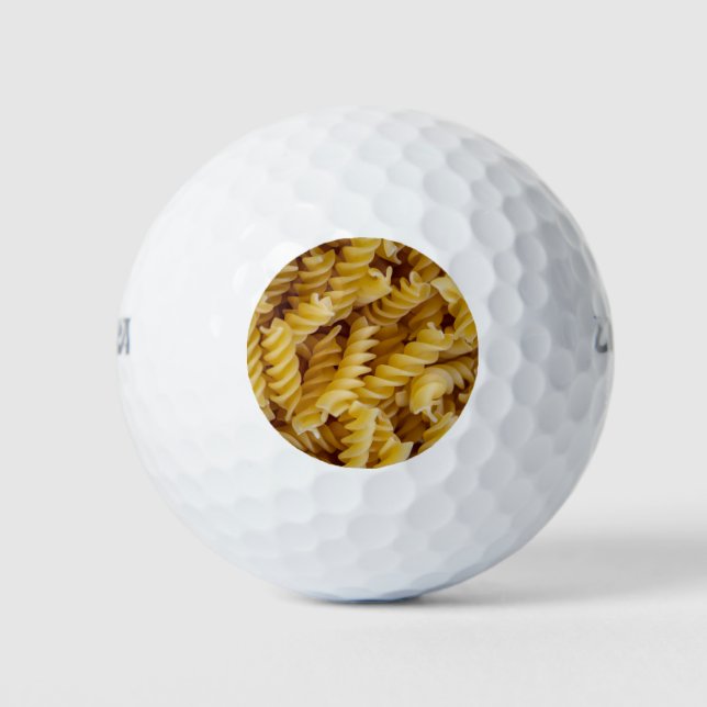 Pasta Fusilli Noodles Golf Balls (Front)