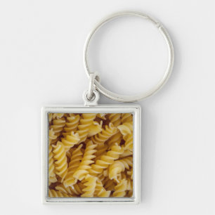 Pasta Fusilli Noodles Keychain