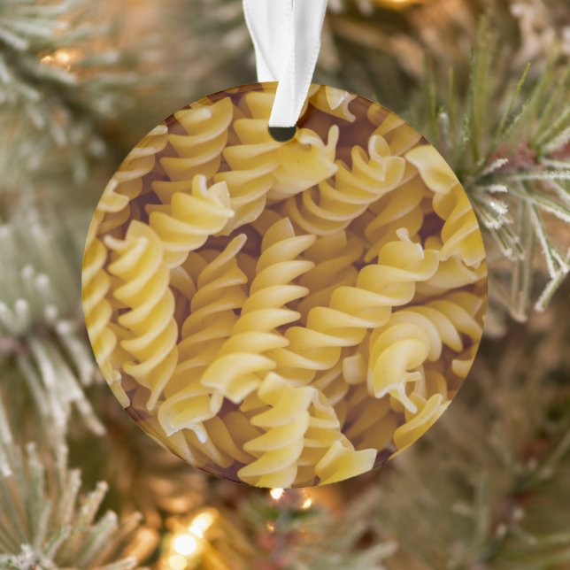 Pasta Fusilli Noodles Ornament (Tree)