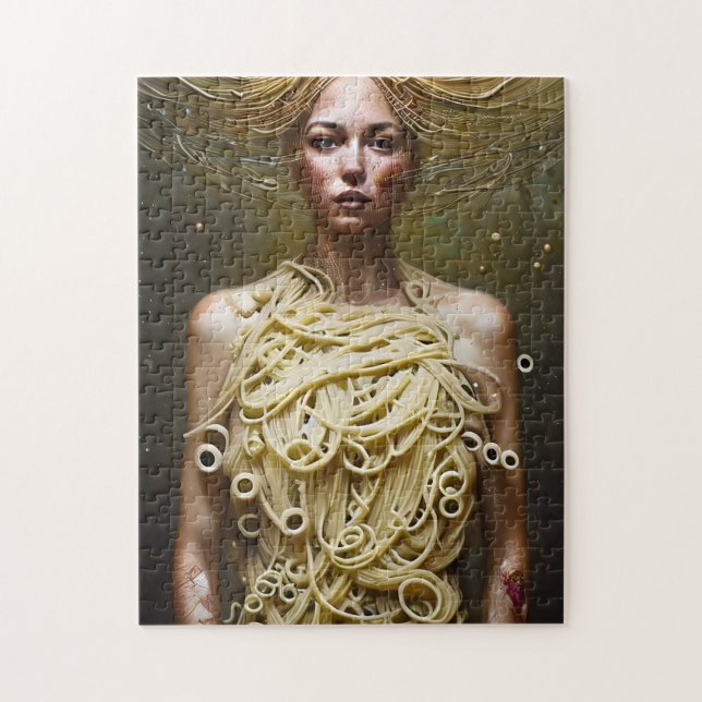 Pasta Goddess Jigsaw Puzzle (Vertical)