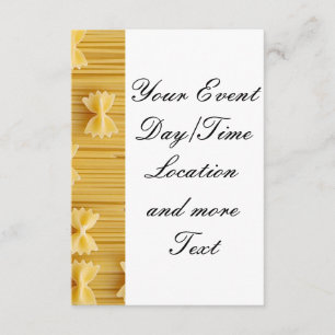 pasta invitation