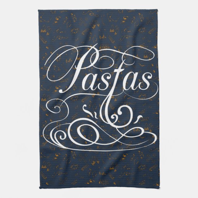 Pasta  kitchen towel (Vertical)