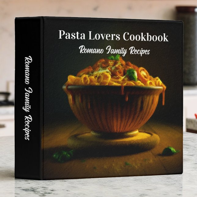 Pasta Lovers Cookbook Binder (Creator Uploaded)