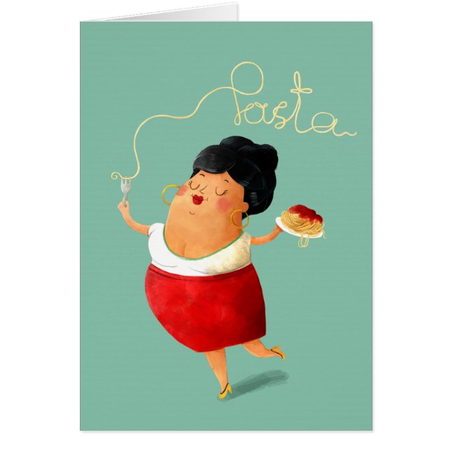Pasta loving Lady (Front)