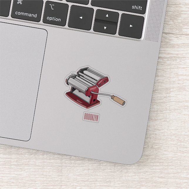 Pasta maker cartoon illustration  (Detail)