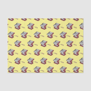 Pasta maker cartoon illustration tissue paper