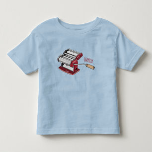 Pasta maker cartoon illustration  toddler t-shirt