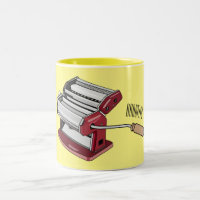 Pasta maker cartoon illustration