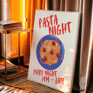 Pasta Night. Every Night  Poster
