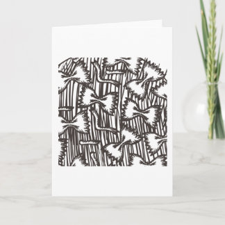 Pasta Pattern Pasta Lover Pasta Patterns Card