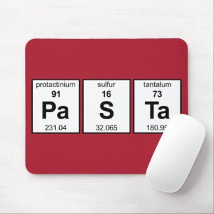 PaSTa Periodic Table Mouse Pad