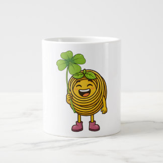 Pasta Polo – Lucky  with Clover -Shirt Large Coffee Mug