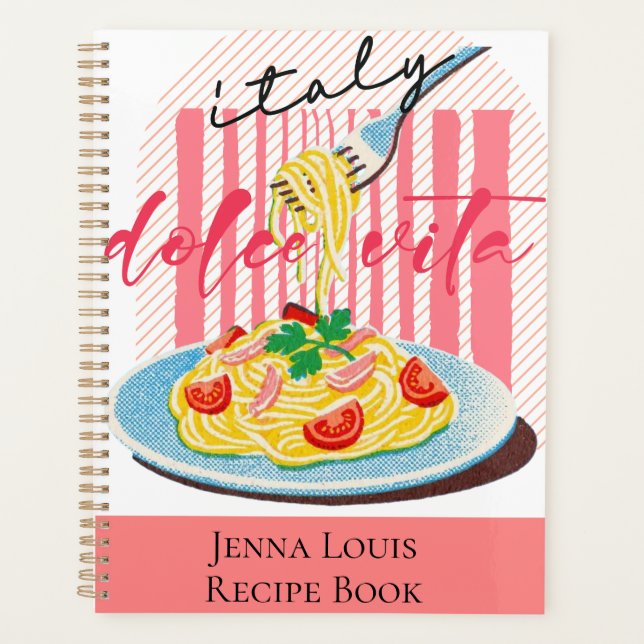 Pasta Recipe Name Planner (Front)
