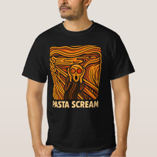 Pasta Scream Art Scream of Spaghetti T-Shirt