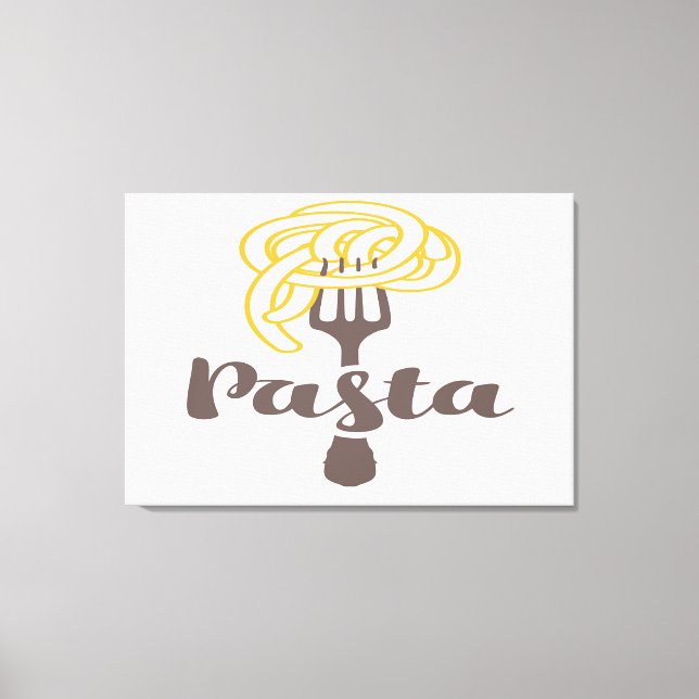 Pasta Spaghetti  Canvas Print (Front)