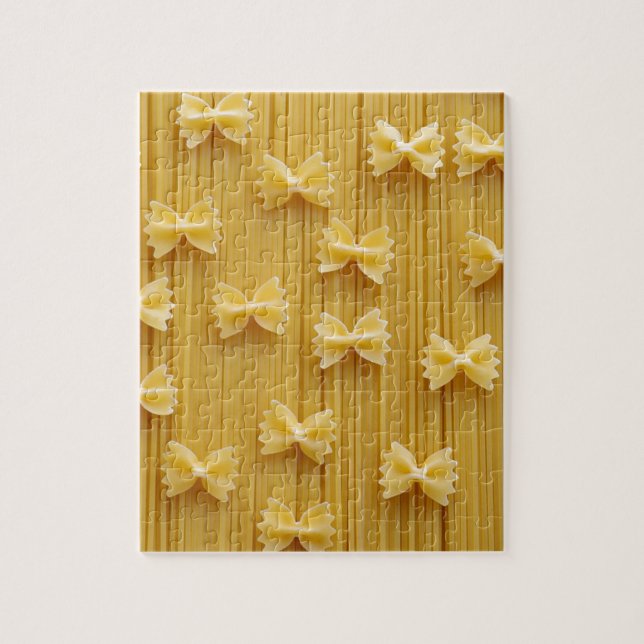 Pasta Spaghetti Noodles Abstract Jigsaw Puzzle (Vertical)