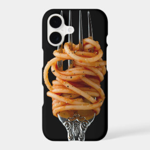 Pasta spun on a Fork, Food Spaghetti