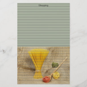 Pasta Stationery
