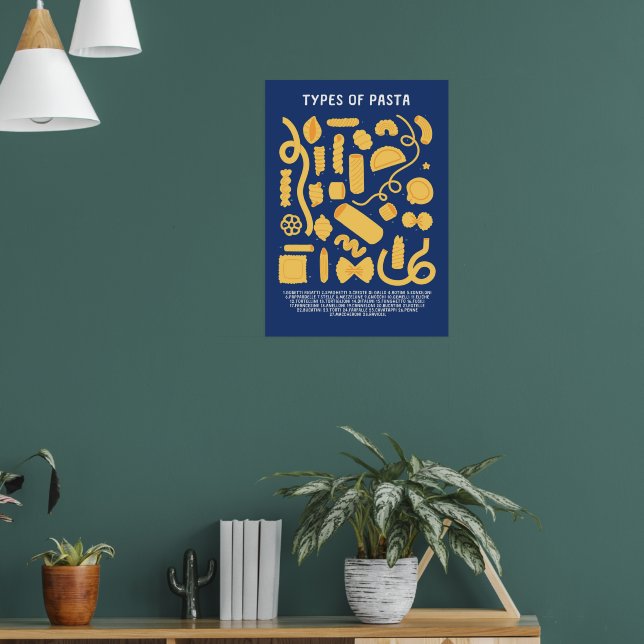 Pasta Types Kitchen decor (Living Room 1)