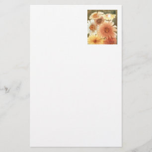 "Pastal Daisies" Floral Stationery