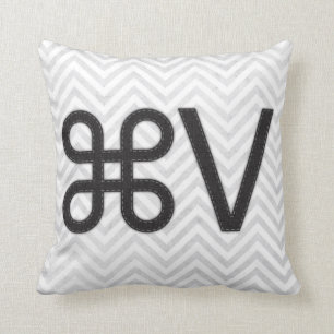 Paste Apple V Mac Pillow