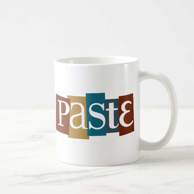 Paste Block Logo Colour Coffee Mug (Right)