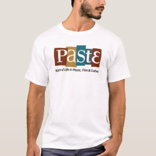 Paste Block Logo Tag on Bottom Colour T-Shirt